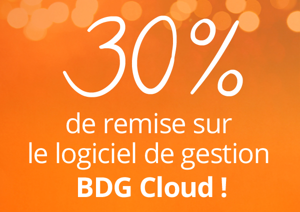 Bdg.cloud - 30 % de remise pour tout nouvel abonnement du 01/01/2020 au 30/04/2020